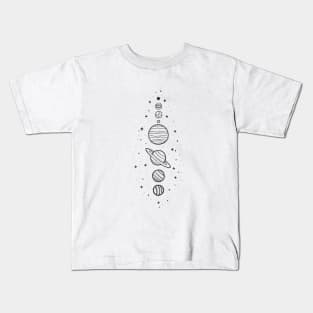 Planets art Kids T-Shirt